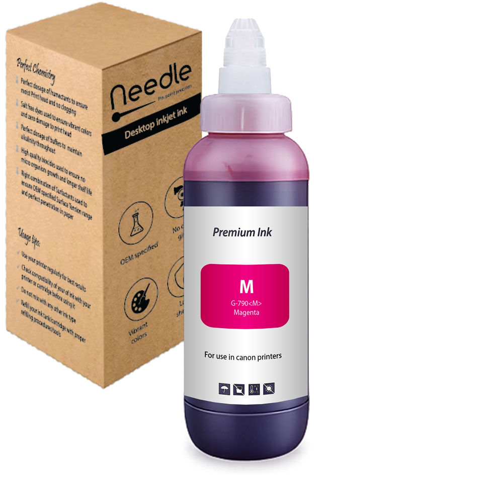 Thumbnail: Needle High Yield CN-G790  1 LTR (MAGENTA) Inktank Refill ink