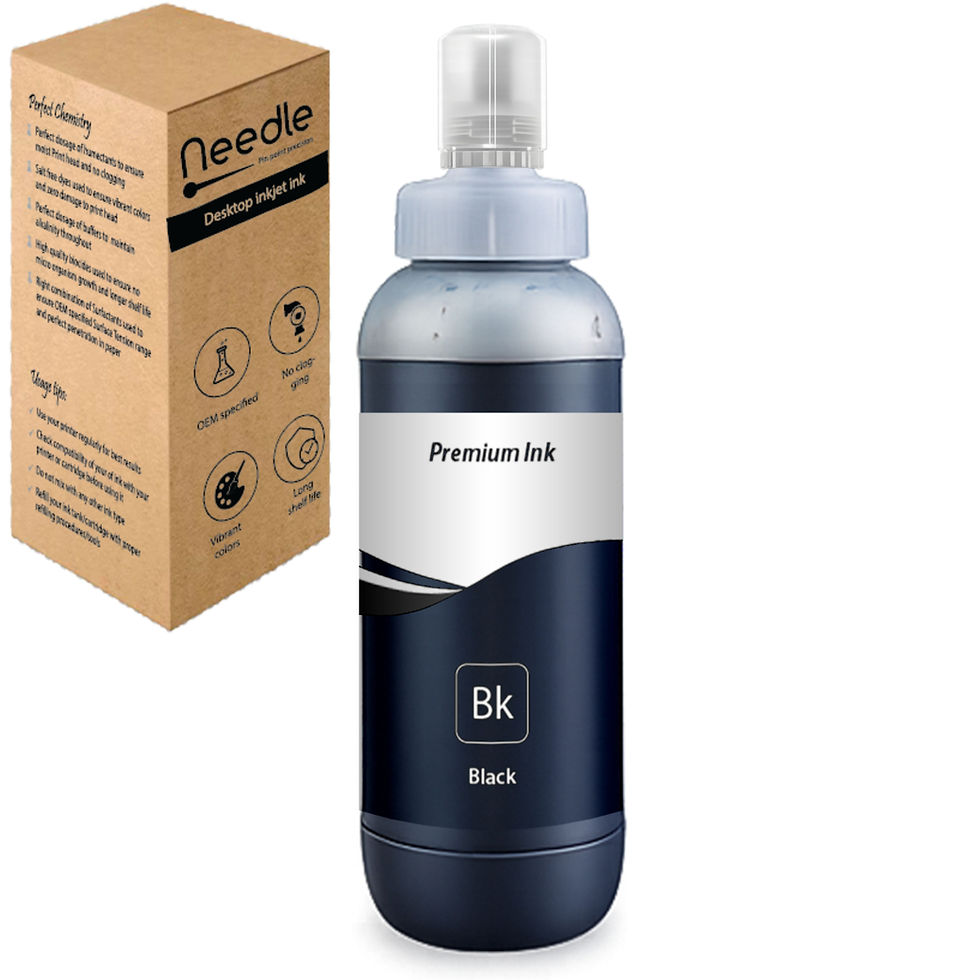 Thumbnail: Needle High Yield EP-001/003 500ML (Black) Inktank Refill ink