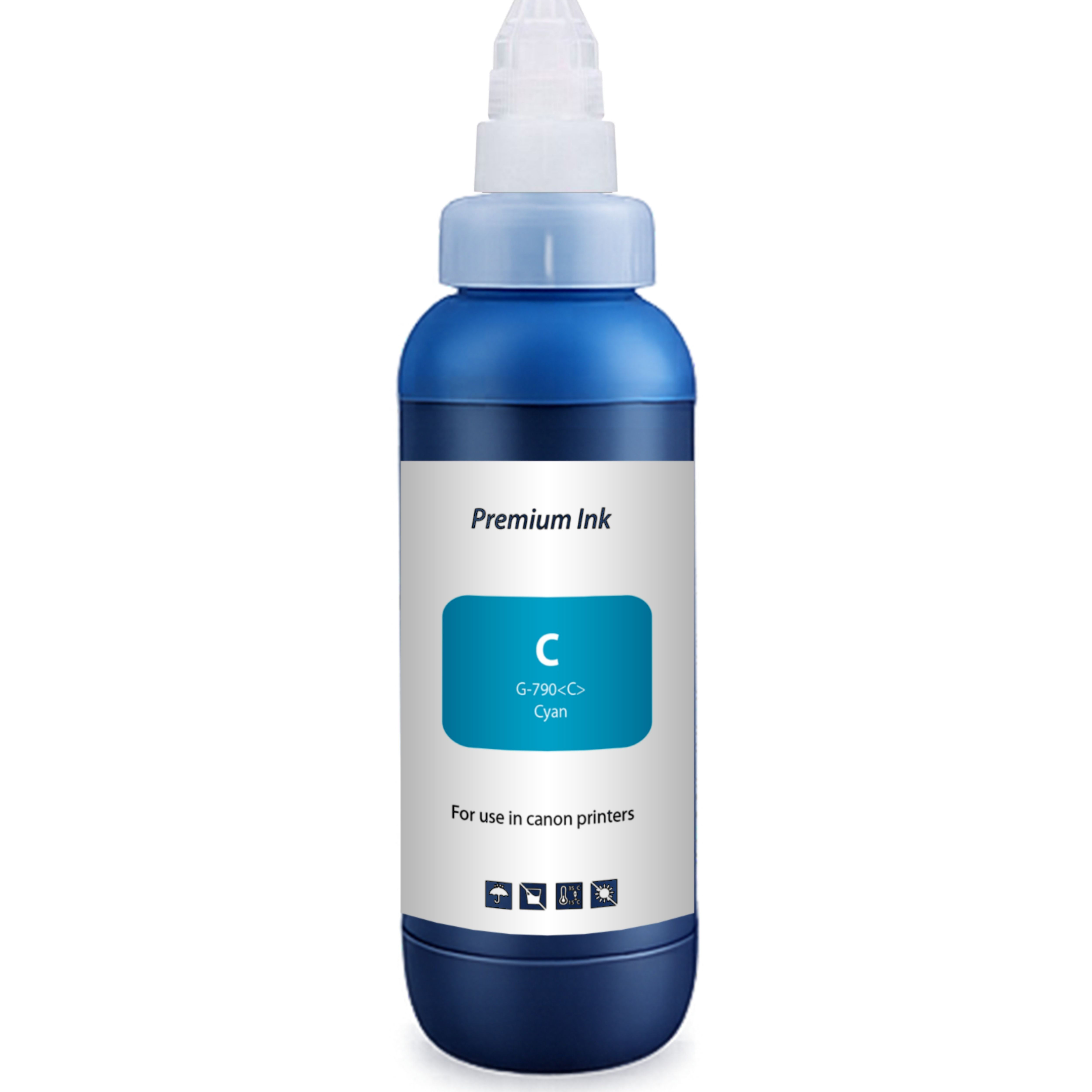 Needle High Yield CN-G790 1 x 500ML (CYAN) Inktank Refill ink