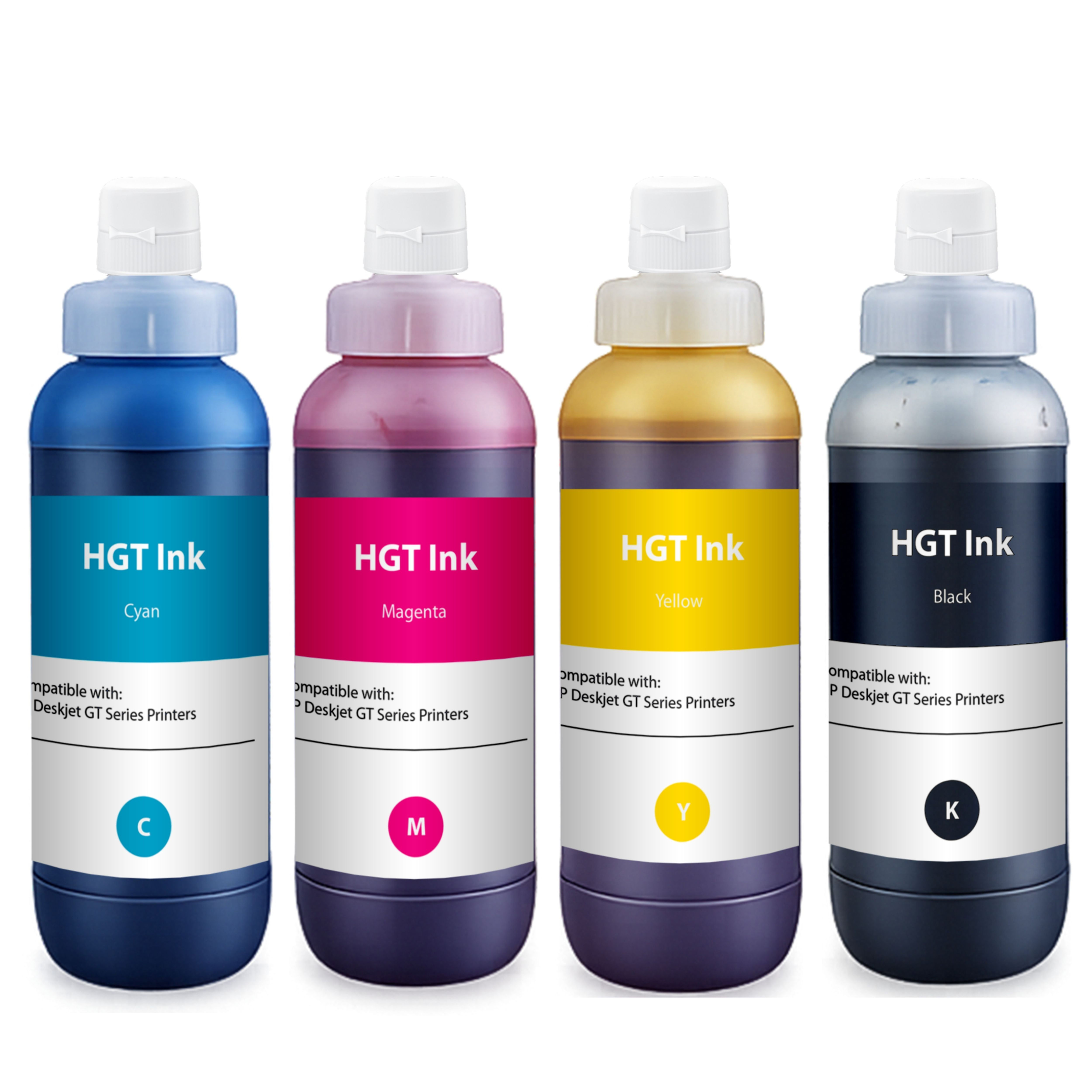 Needle High Yield HP GT51/52 4 x500ML (CMYK) Inktank Refill ink