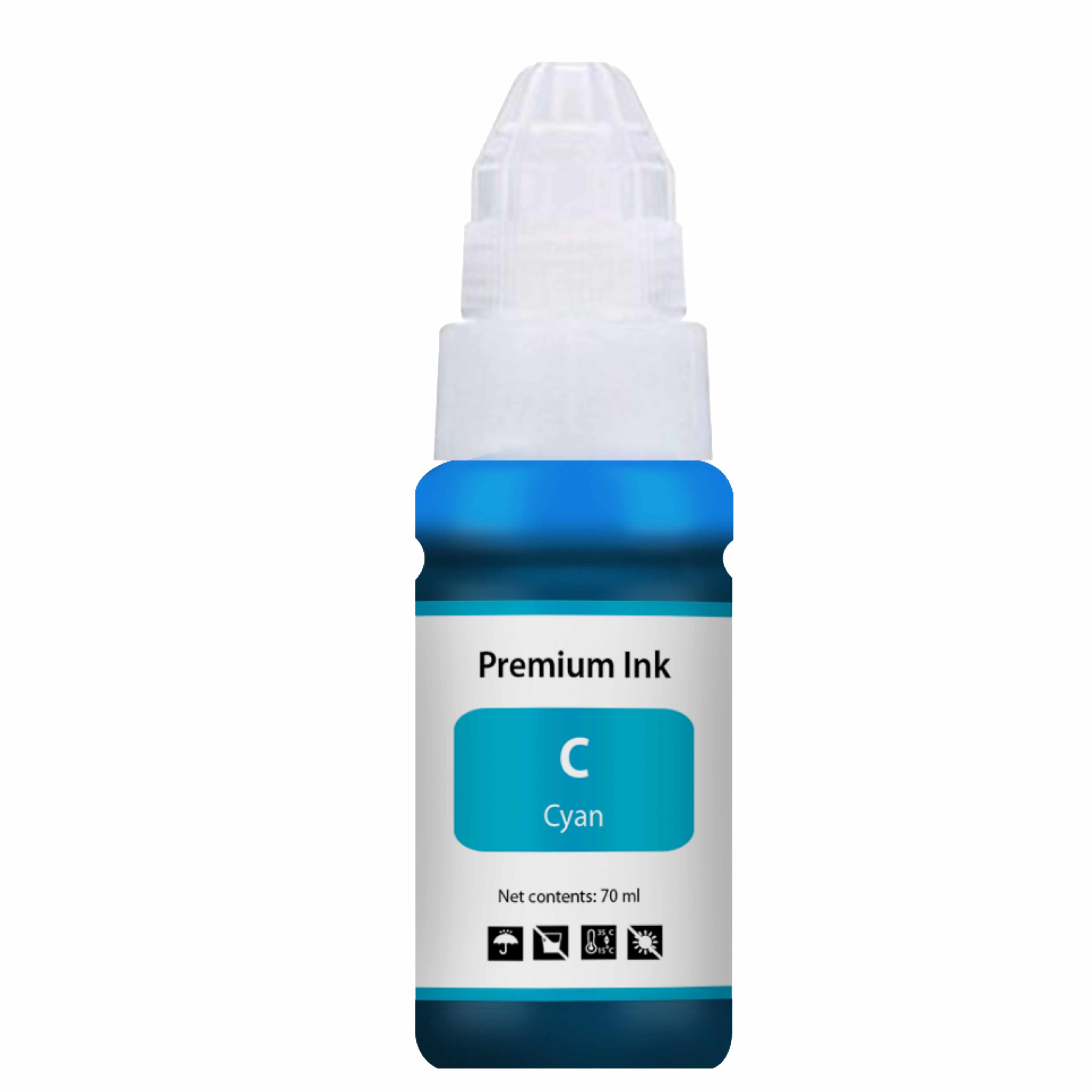 Needle High Yield CN-G790 1 x70ML (CYAN) Inktank Refill ink