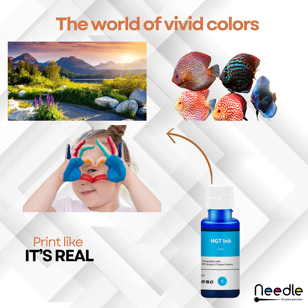 Thumbnail: Needle High Yield HP GT51/52  1 x70ML  (CYAN) Inktank Refill ink