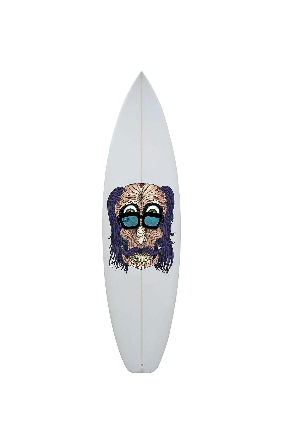 surfboard decal sticker art weirdo
