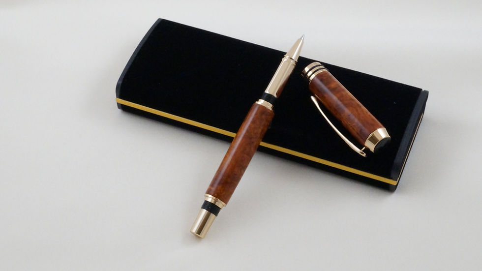 Thumbnail: Magnate, Amboyna Burl, Gold Hardware