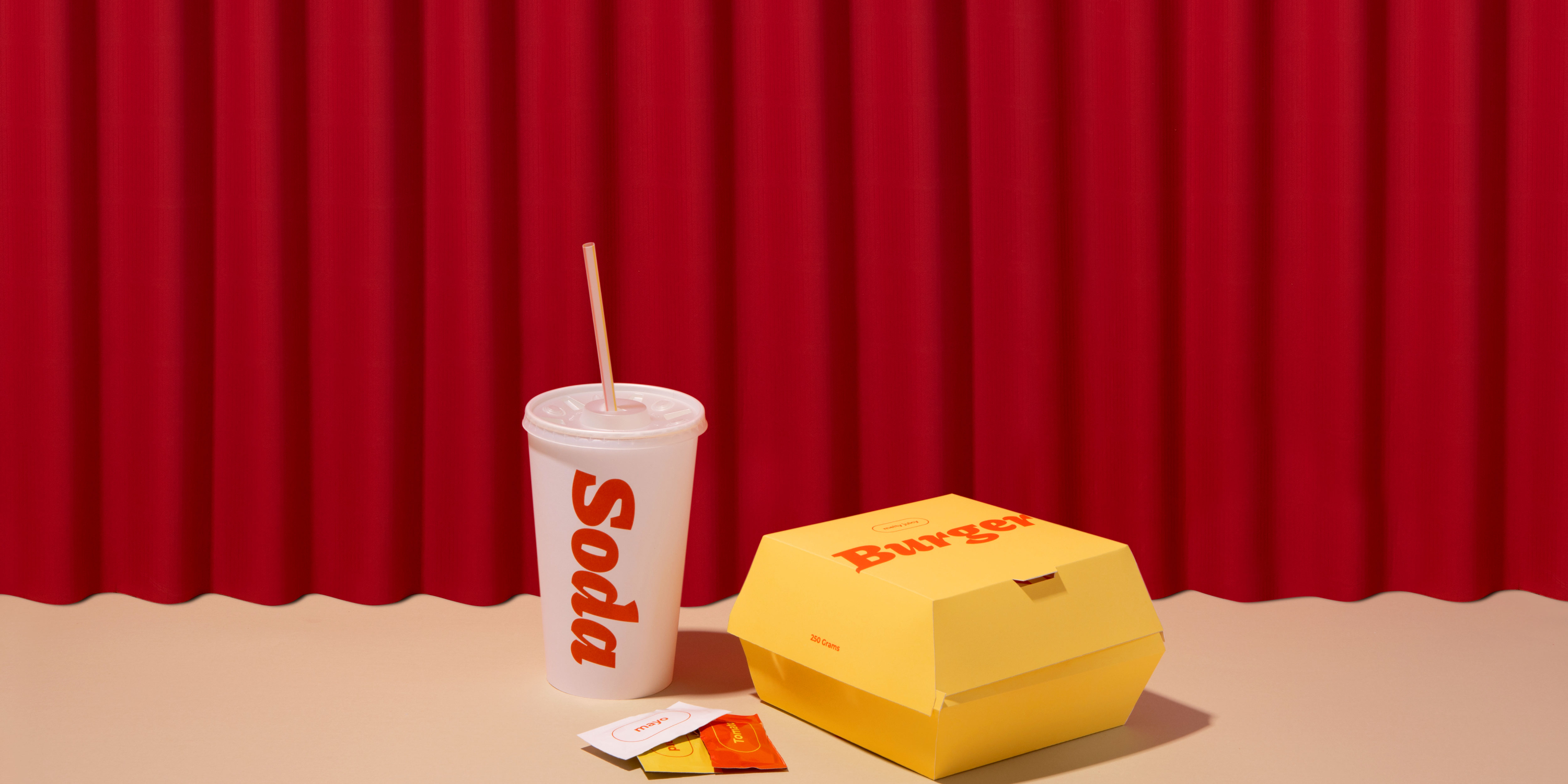 Arranged Food and Objects