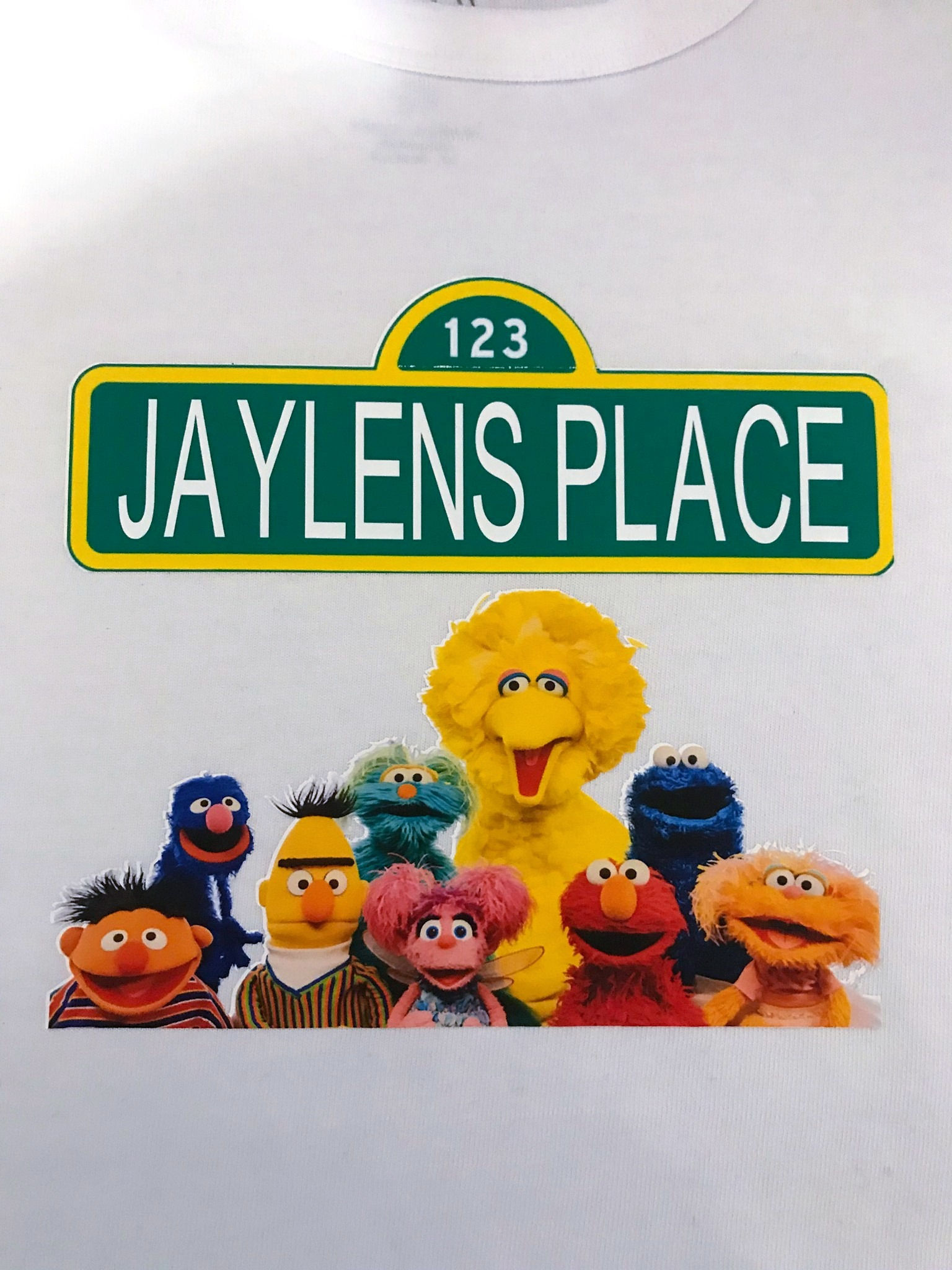 Sesame Street Custom Kids Shirt