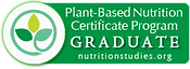 Plant Based Nutrition Certificate Program Graduate