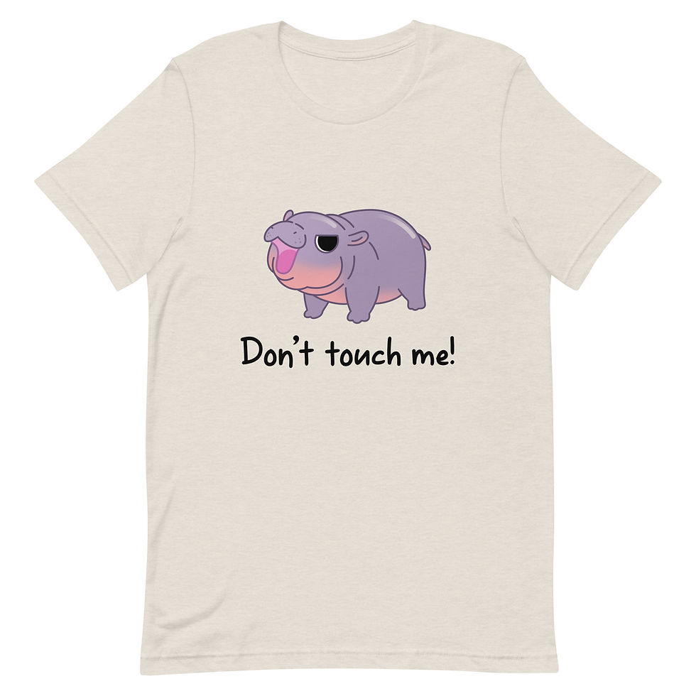 Thumbnail: Moo Deng The Hippo Unisex Tee