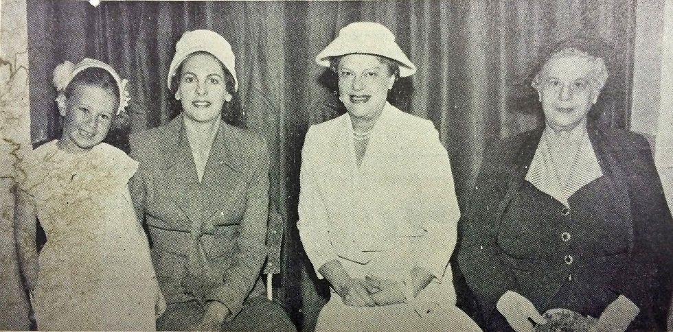Olga Marx and family