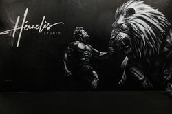 Fresque Héraclès Studio
