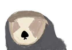 [027] Rosa the otter no face art