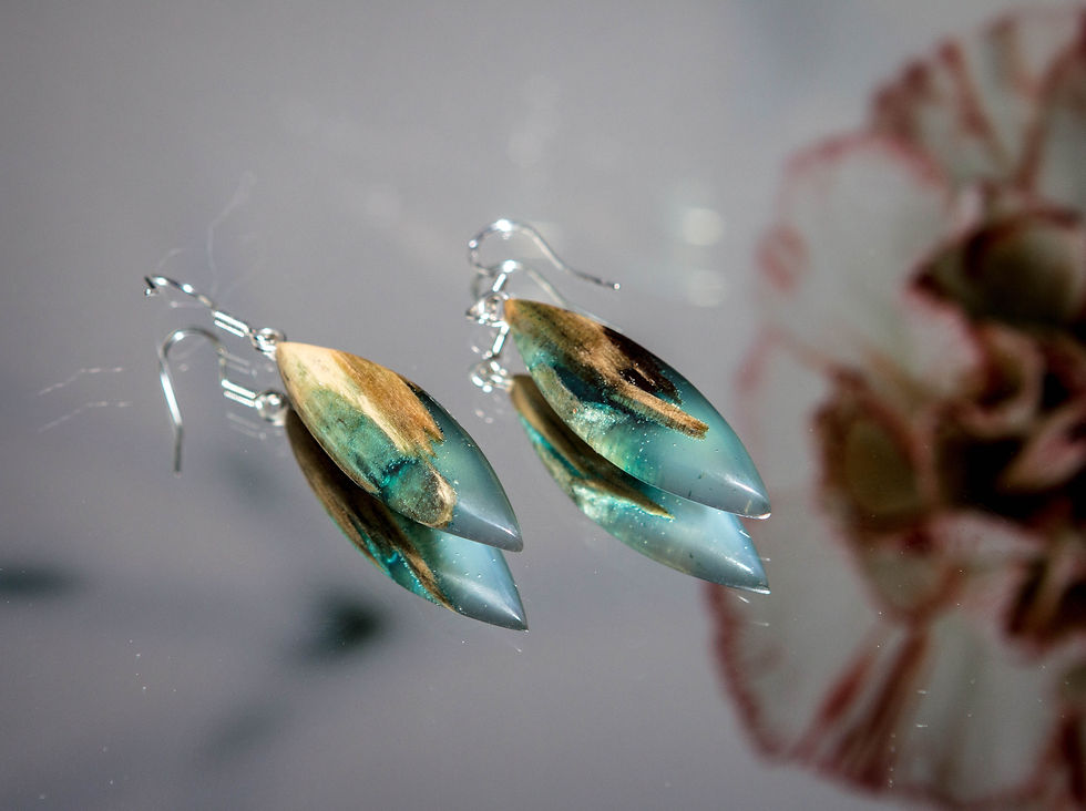 Thumbnail: Ocean green earrings