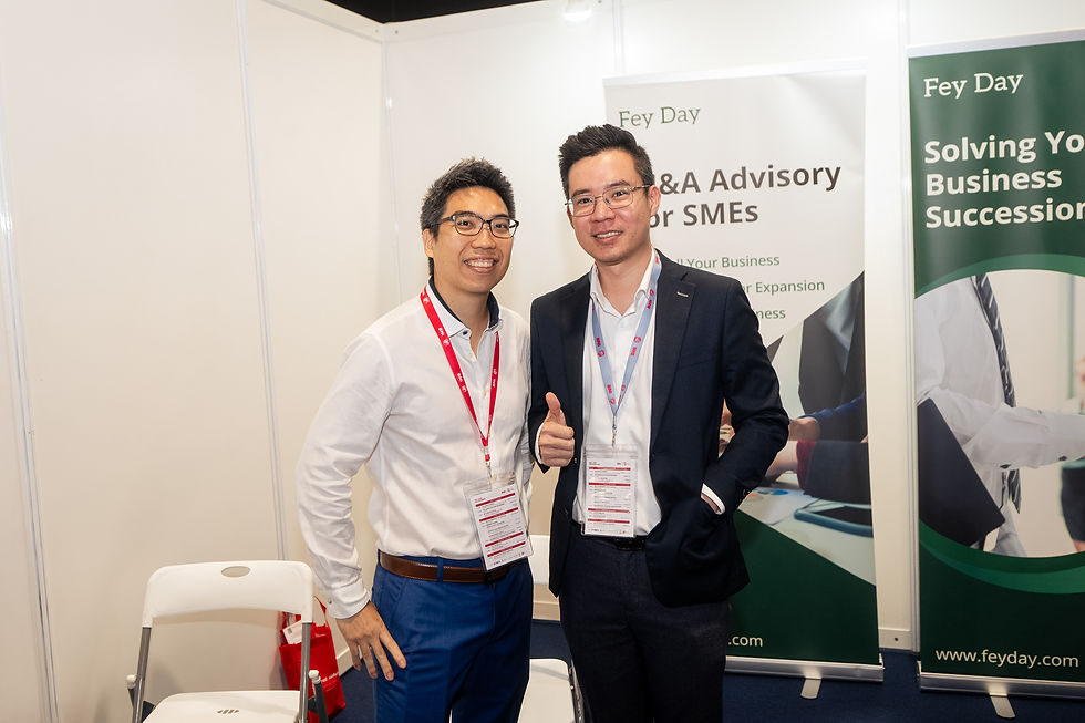 Brian Toh, M&A Broker (Left)