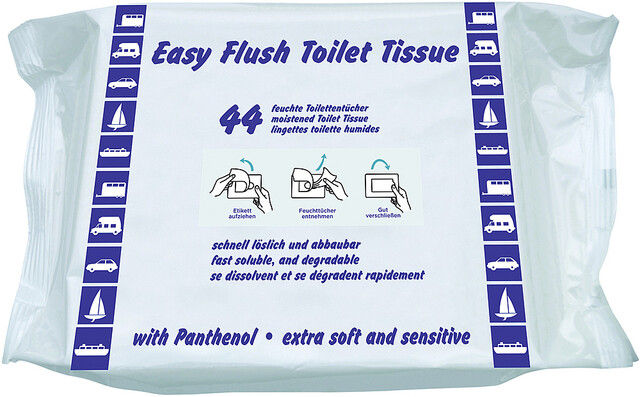 Feuchtes Toilettenpapier Easy Flush Toiletten