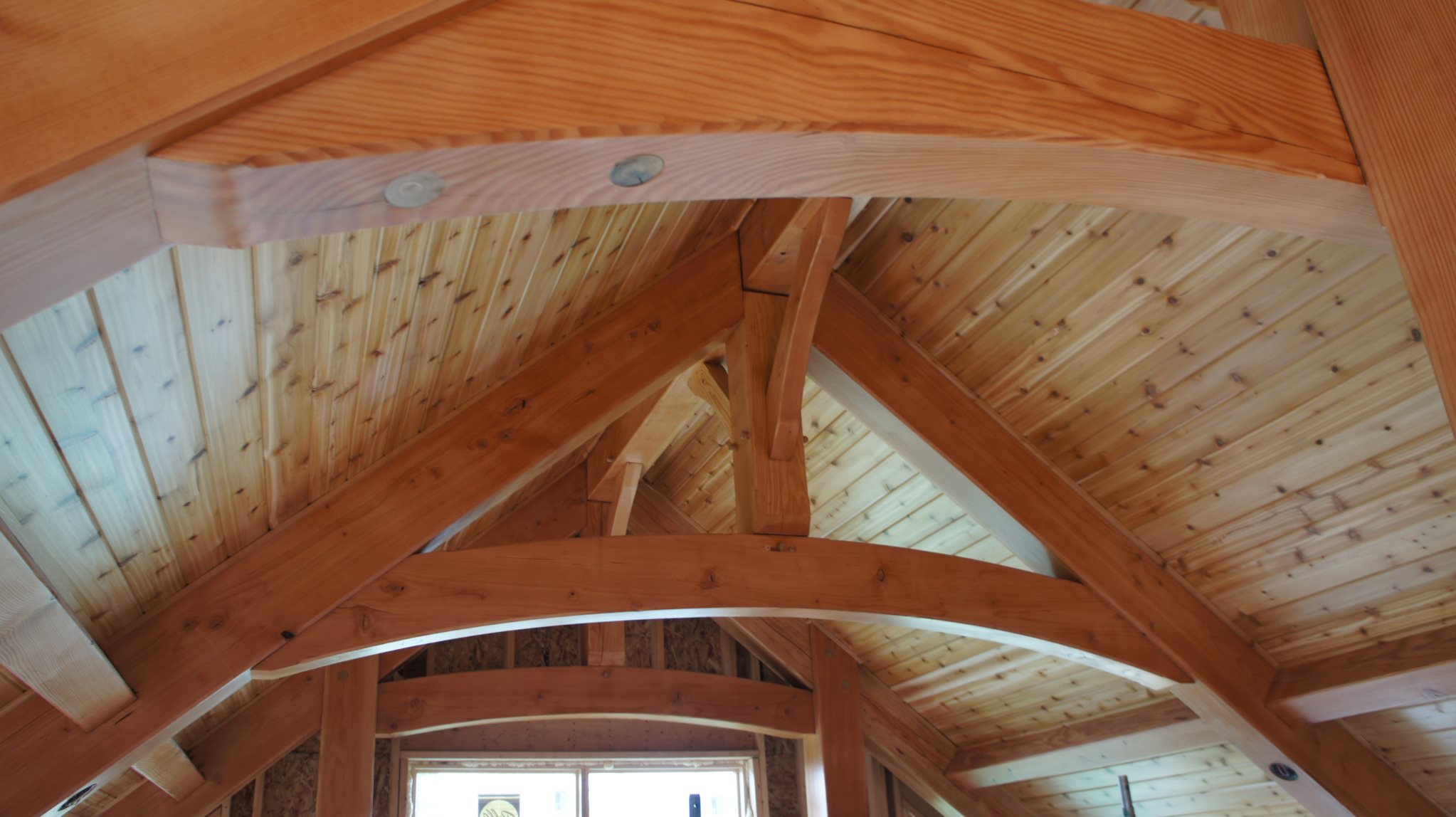 timber frame log home Alberta