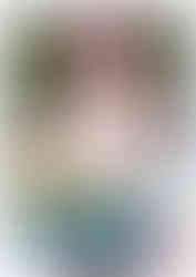 Anime-style cover illustration showing a young woman with long brown hair and glossy pink eyes wearing an open white shirt, blue lace bra, and green skirt, reaching forward with a playful peace sign gesture. Behind her is a stylized retro game-themed background with pixelated figures and neon colors. The bottom features the title The Legend of Hudson ZERO with a cartoon bee mascot and bright, bold typography.