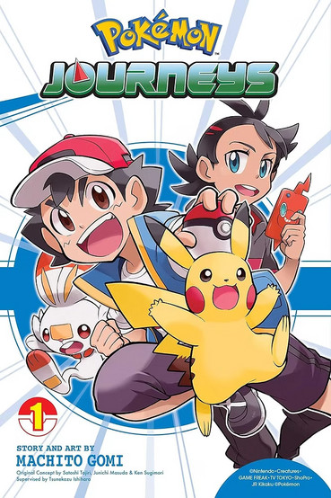 Cover of Pokémon Journeys, Vol. 1 Manga