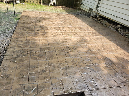 STAMPED CONCRETE