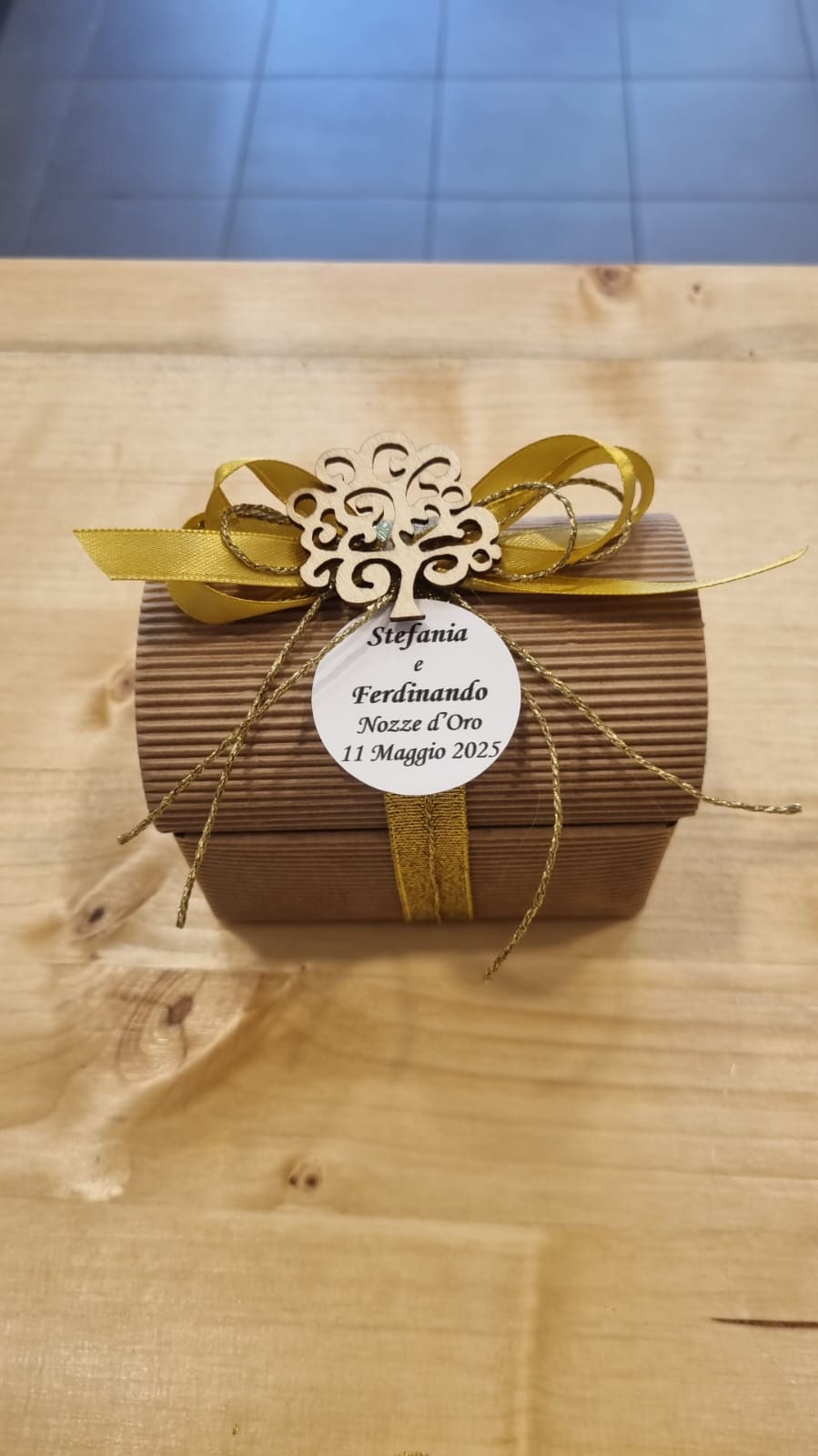 Miniatura: Bomboniera 2 - Miele 45g e Scatolina Bauletto (liscia)