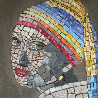 Mosaikbauschule | Portraitskizze