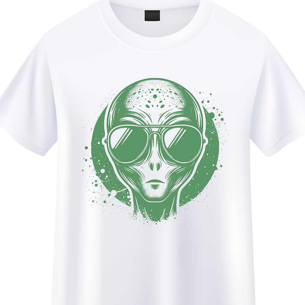 Cool Alien Tee - Space T-Shirts for Kids - Kids Graphic Tees