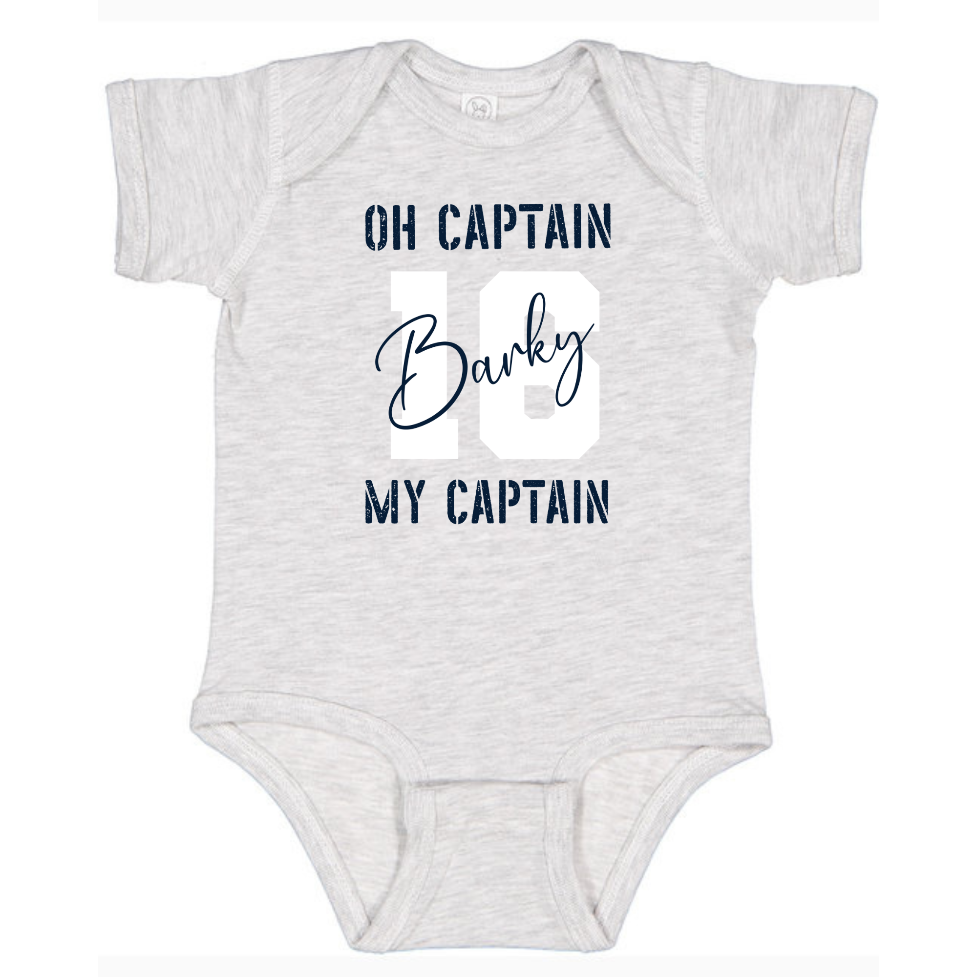 Oh Captain, My Captain – Barky Baby Fan Onesie - Unofficial Florida Fan Onesie