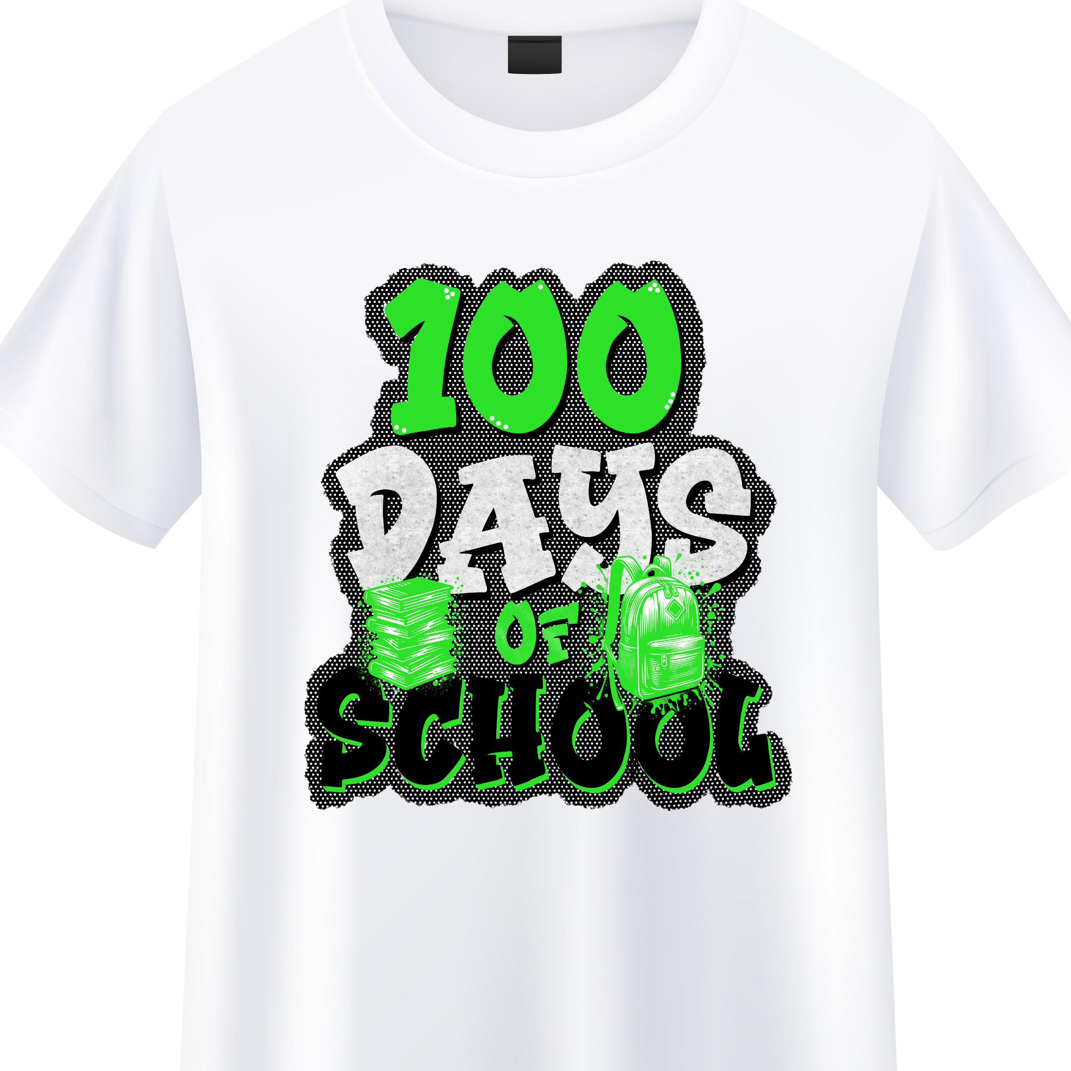 100 Days of School Graffiti Style Tee - 100 Days of School Shirt