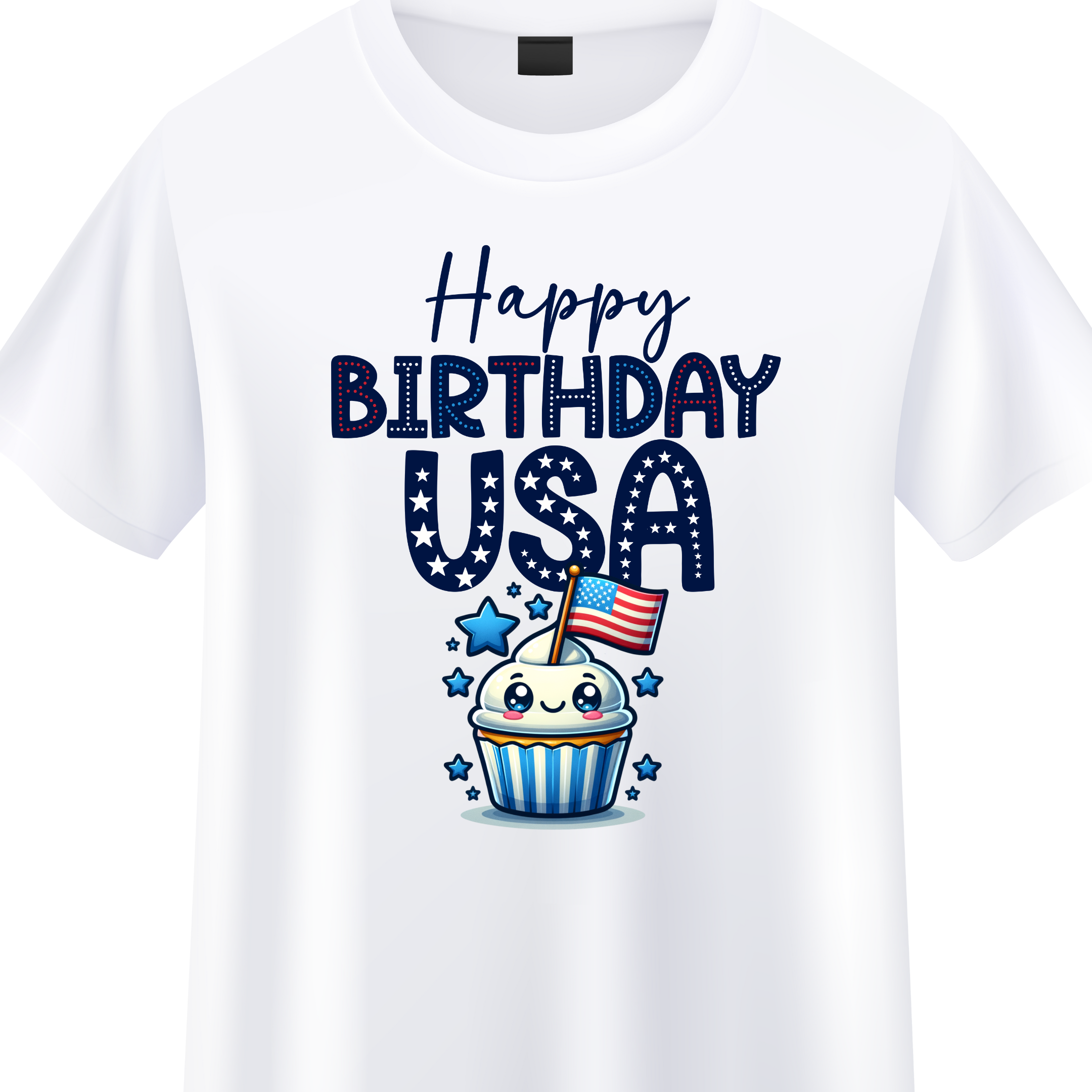 Happy Birthday USA Tee - 4th of July Kids Shirts