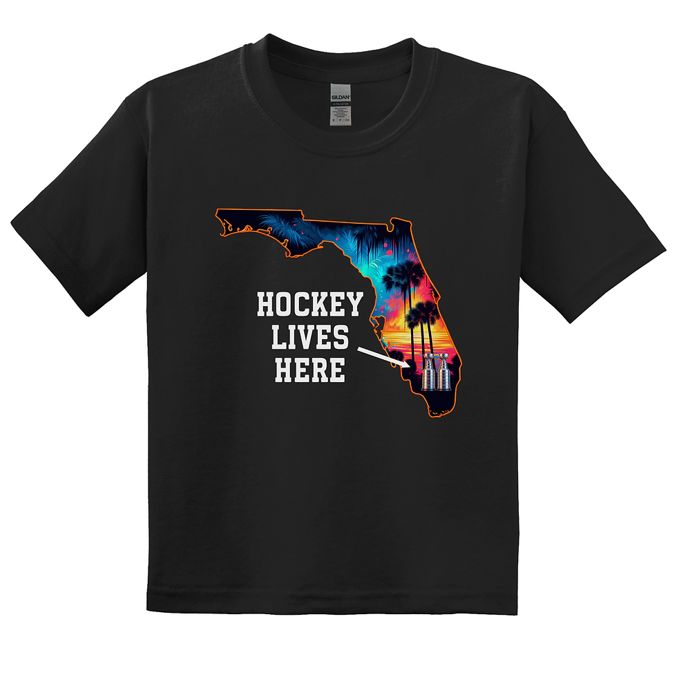 Hockey Lives Here - Florida Hockey Unifficial Fan Shirt - Youth Tee