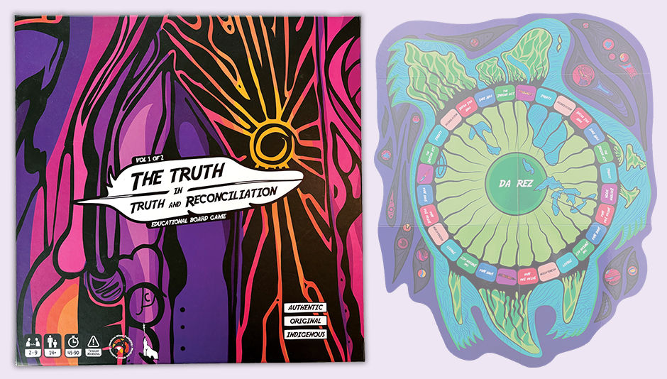 The Truth in Truth and Reconciliation Educational Board Game. The art throughout the game is the creator and author’s own.