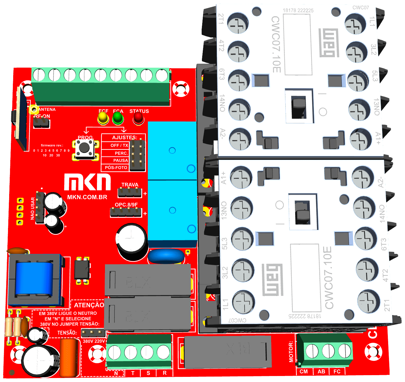 Central Trifásica Contatora