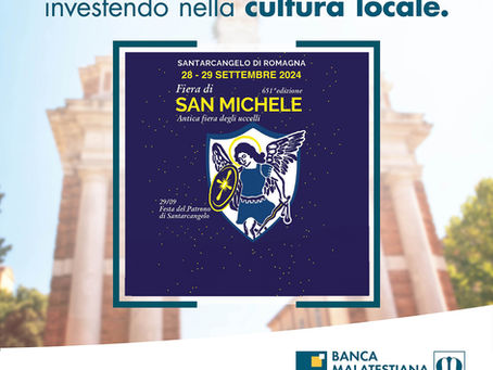Banca Malatestiana Main Sponsor della Fiera di San Michele 2024