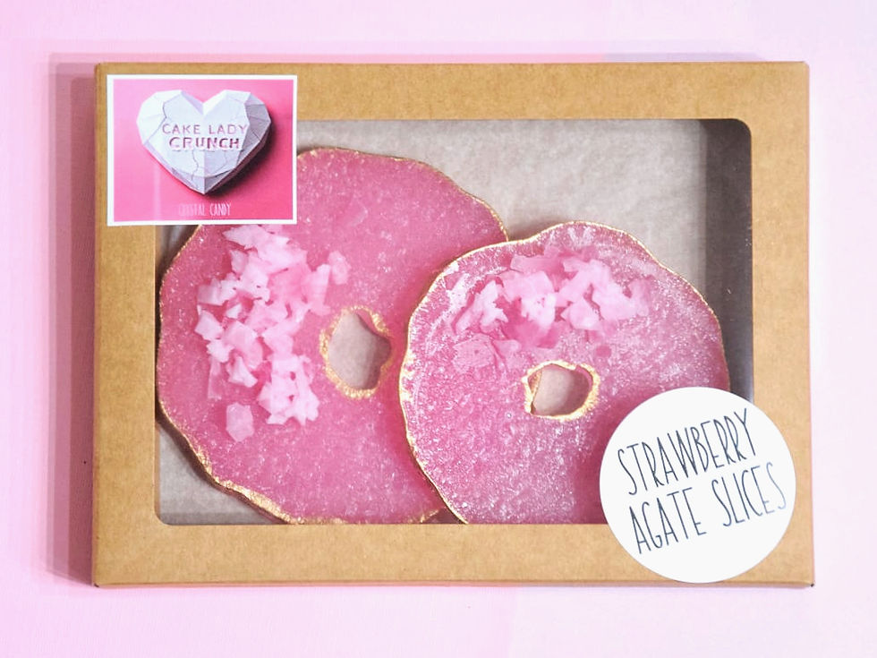 Thumbnail: Cake Lady Crunch Crystal Candy Agate Slices