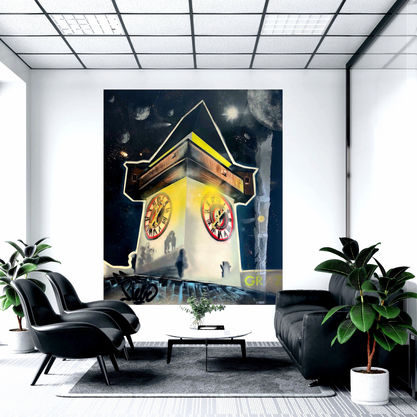 Clock Tower Graz | Interior | Graffiti | Stebo Art
