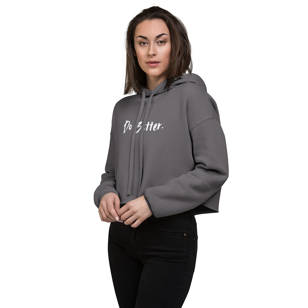 Thumbnail: Do Better Crop Hoodie