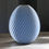 Thumbnail: Silver Oval Helical 3D Vase|KK3DB