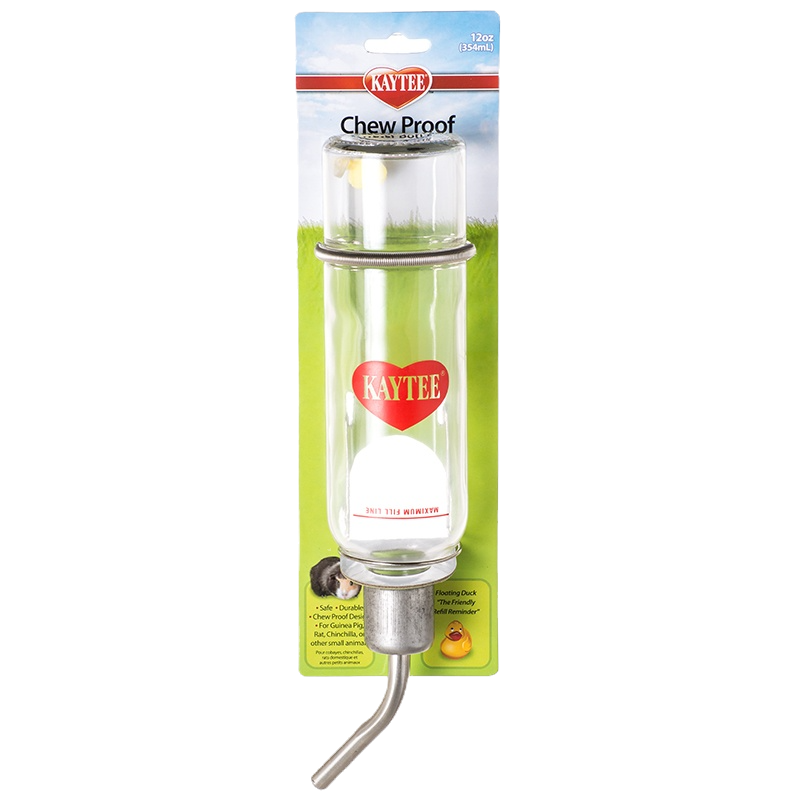 Kaytee Chew-Proof Water Bottle 6oz, 12oz, & 26oz