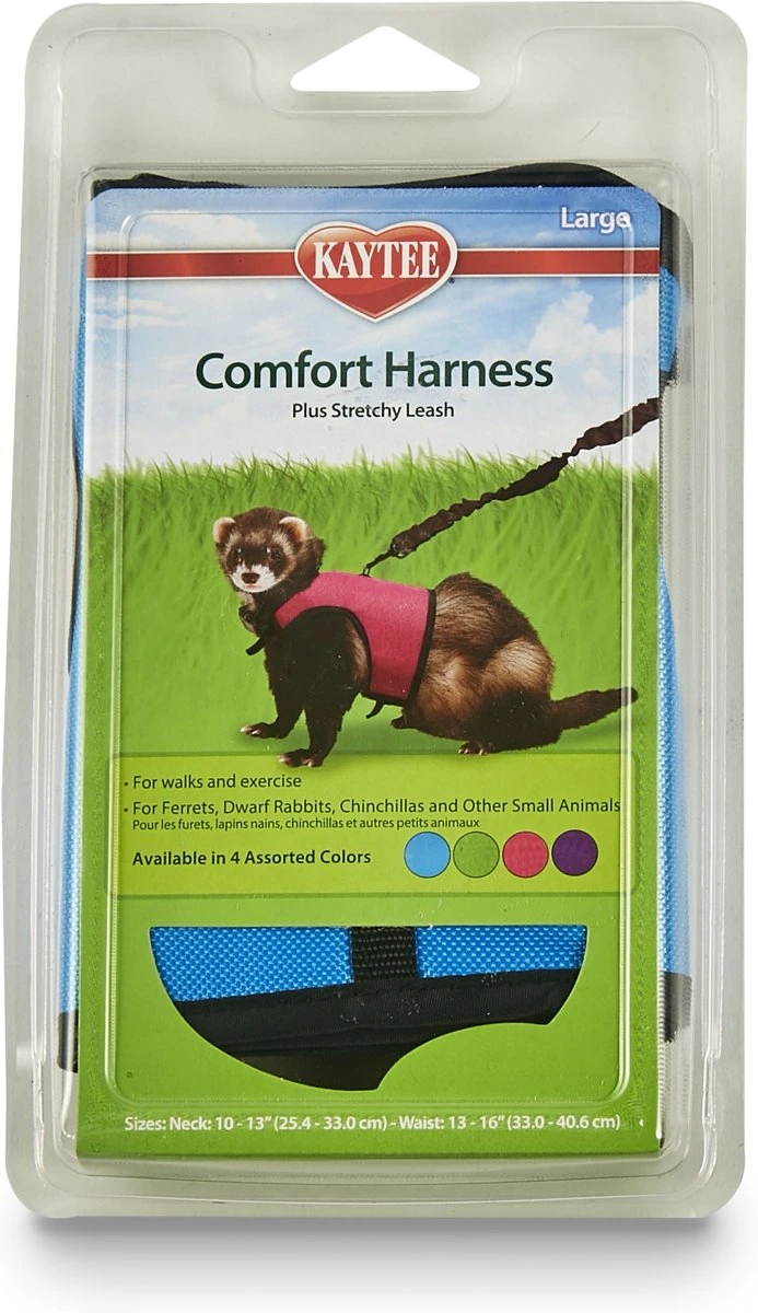 Thumbnail: Kaytee Comfort Harness Plus Stretchy Leash