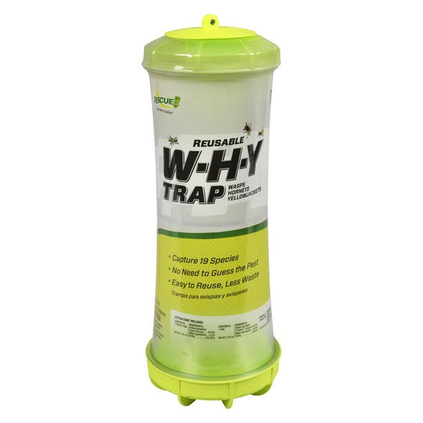 RESCUE! Outdoor Reusable W•H•Y Trap for Wasps, Hornets, and Yellowjacket, 1 Pack