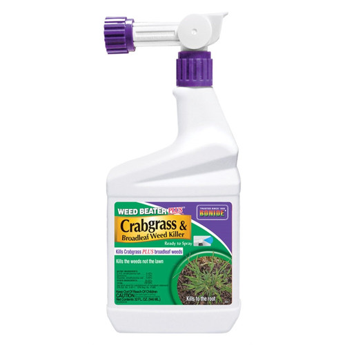 Bonide Crabgrass and Broadleaf Weed Killer Bottle 32oz rockine