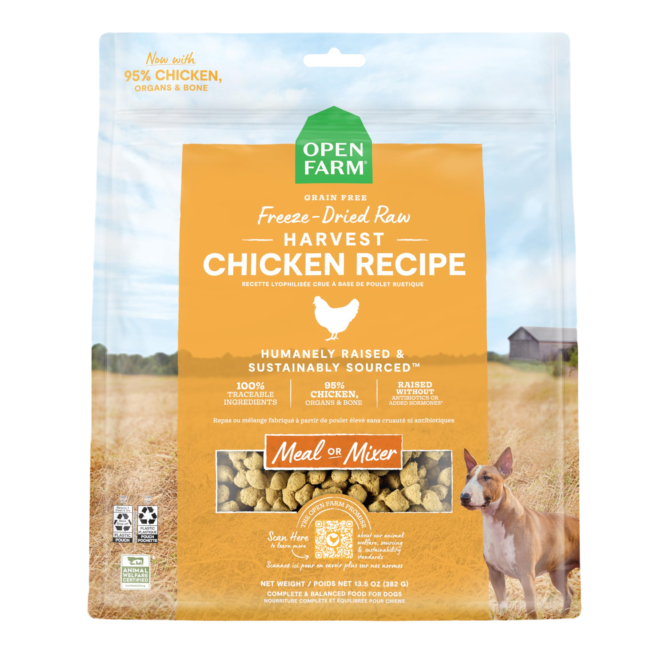 Open Farm Freeze Dried Raw Chicken 13.5oz