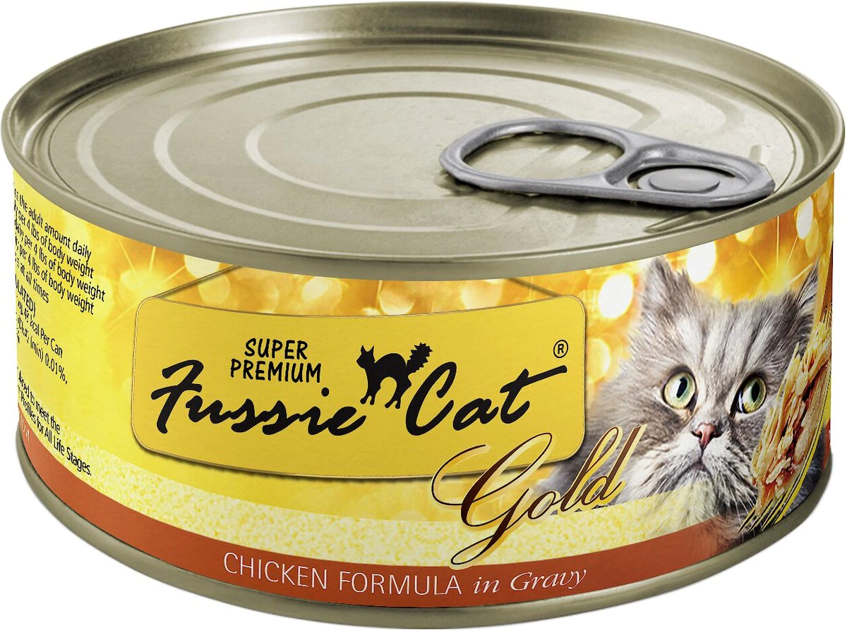 Fussie Cat Golden Chicken Formula in Gravy Grain-Free Wet Cat Food