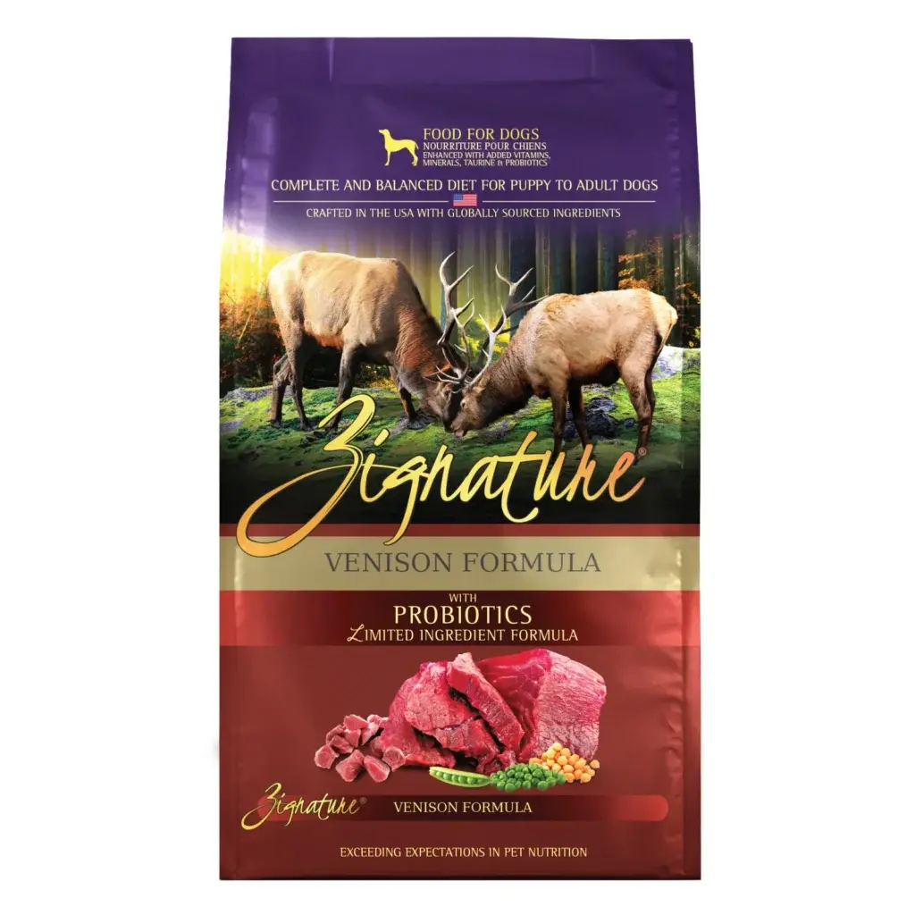 Zignature Venison Formula with Probiotics
