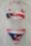 Puerto Rico Flag String Bikini Bathing Suit