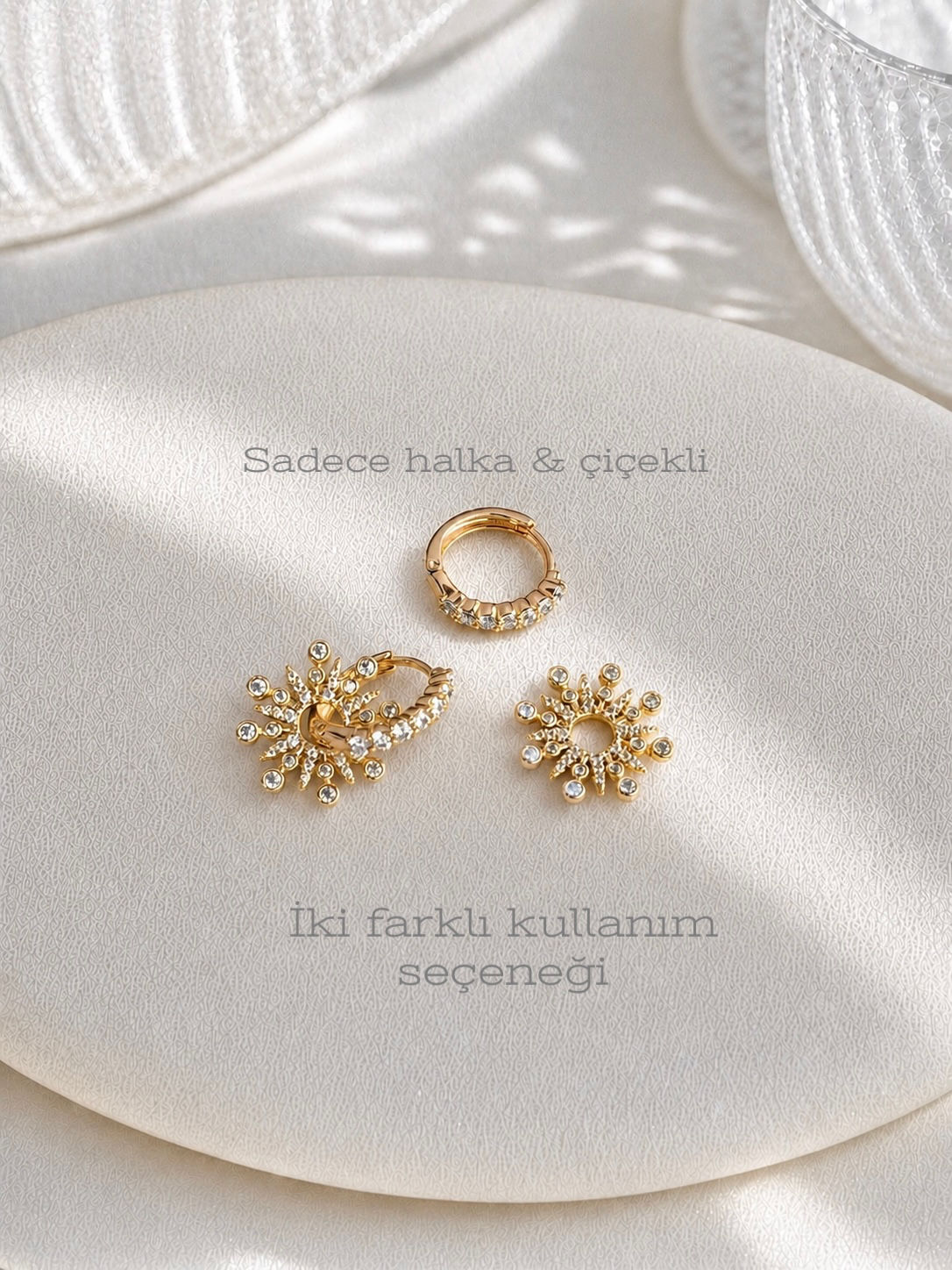 Çiçek Küpe (İki farklı kullanım)