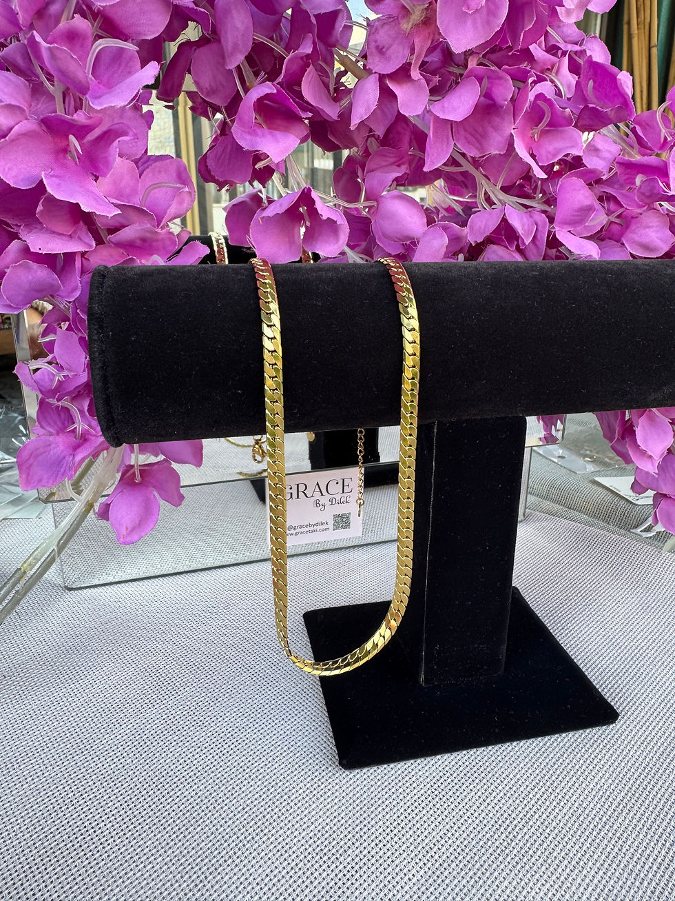 Küçük resim: Ezme Zincir Kolye 