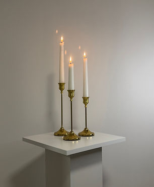 Komplet svečnikov GOLD