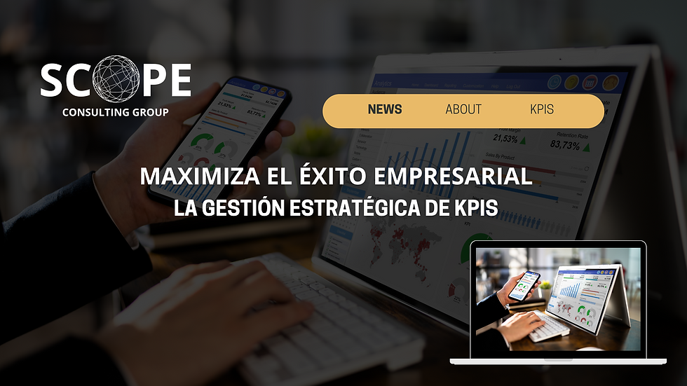 Una persona controlado sus KPIs