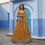 Thumbnail: Golden Reverie Crinkle Lehenga