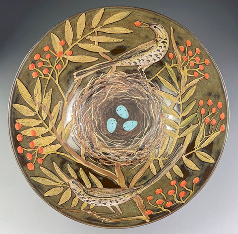 Song Thrush Bowl